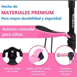 Monopattino Yoleo 3 in 1 con ruote e luci per bambini