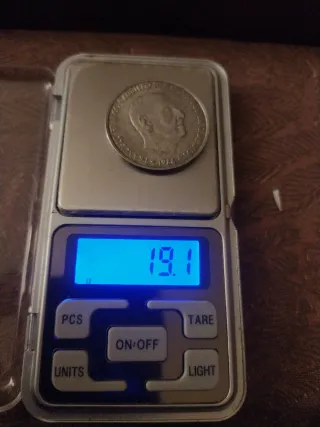 Moneda 100 Pesetas Plata Franco 1975