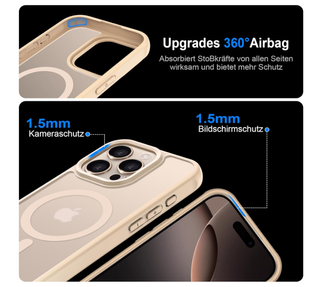 Cover Magnetica iPhone 16 Pro Max + 2 Vetri