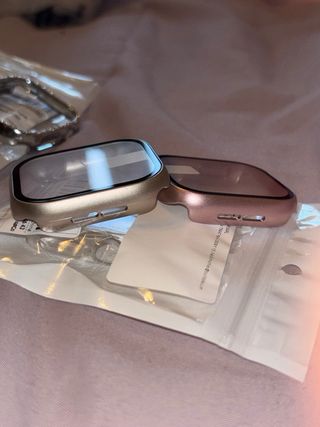 Funda para Apple Watch con diamantes