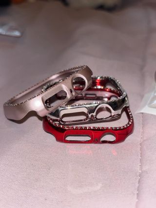 Funda para Apple Watch con diamantes