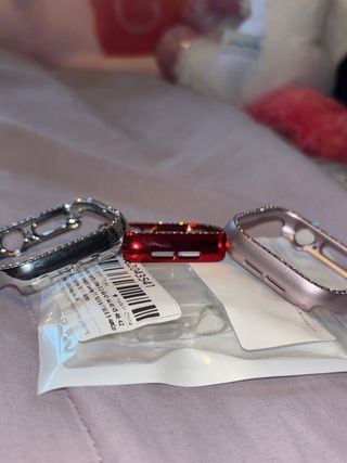 Funda para Apple Watch con diamantes