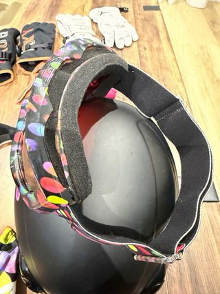 Casco y gafas de esquí Roxy junior chica talla 54