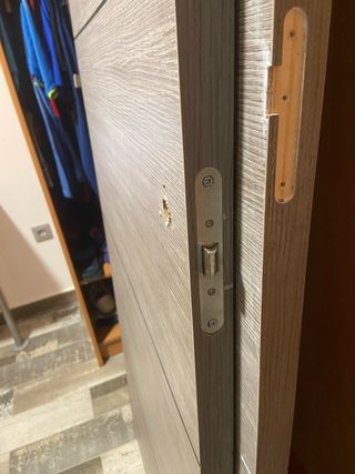 Puerta interior de madera mazida modelo Oslo Loft