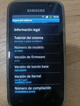 Samsung Galaxy S Plus GT-I9001 (No Libre. Orange)