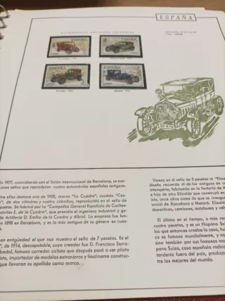 27 Sellos 1977 en hojas y filoestuches originales