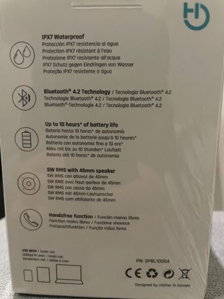 Coluna Bluetooth HIDITEC URBAN ROK M Preta