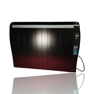 ReadyWarm 2500 Thermal Black Emisor térmico con 12 elementos y 1800 W, pantalla LCD (Negro)