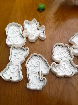 Moldes plastilina Patrulla Canina