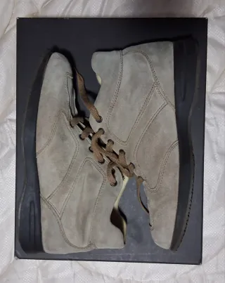 Scarpe Hogan uomo scamosciate beige