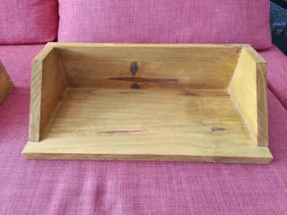 Juego 2 Mesitas Flotantes Madera