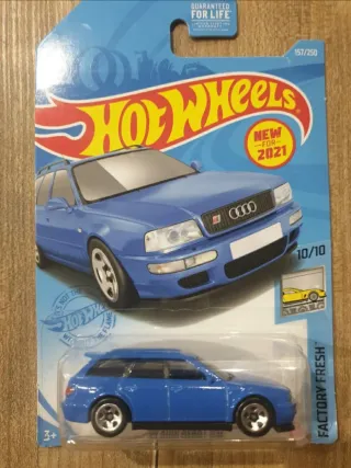 Hot Wheels Audi RS2 Avant Blu