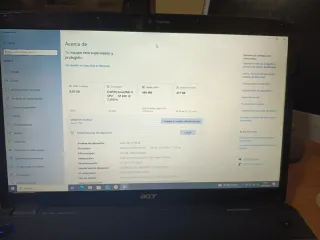 Portátil Acer 19 Azul Marino