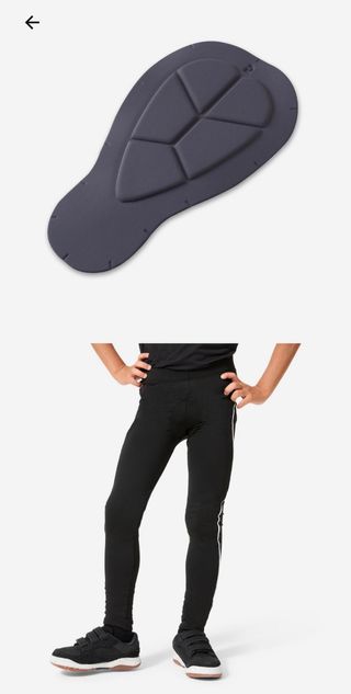 Culotte Ciclismo Niños Negro