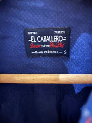 Camisa azul chico El Caballero