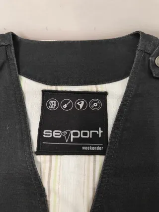 Chaleco Negro Seaport Unisex