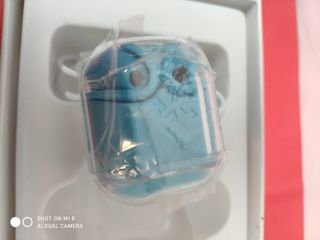 Cuffie Bluetooth Trasparenti Azzurre