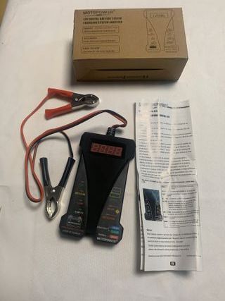 Comprobador Batería moto MOTOPOWER
