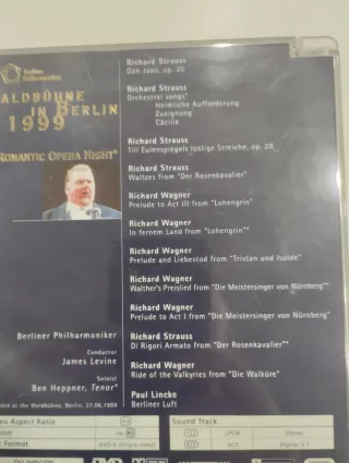 DVDs Conciertos Clásicos TDK (4 unidades)