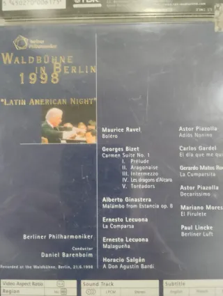 DVDs Conciertos Clásicos TDK (4 unidades)