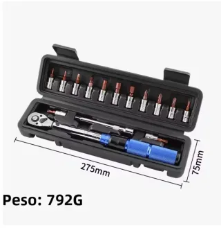 Llave dinamométrica con puntas