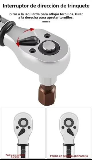 Llave dinamométrica con puntas