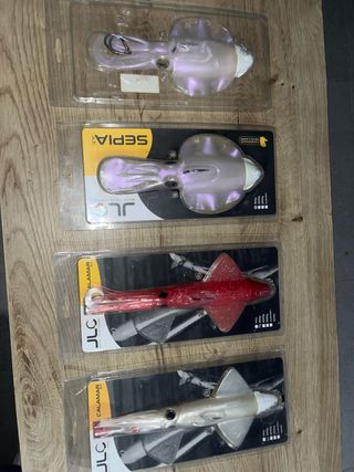 Señuelos lote JLC Calamar 250g sin estrenar