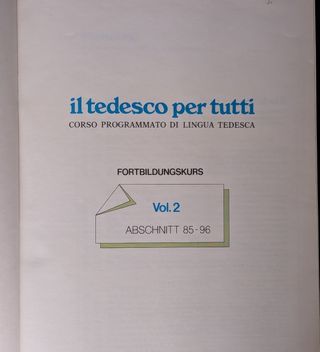 Corso Tedesco per Tutti + Dizionario + 32 cassette