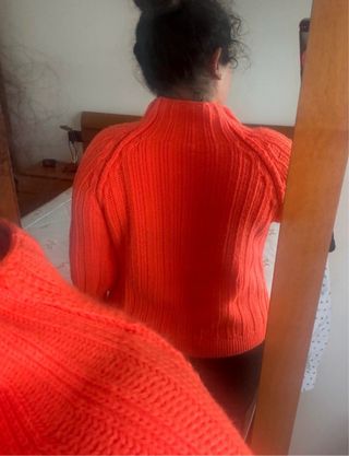 Jersey naranja de punto