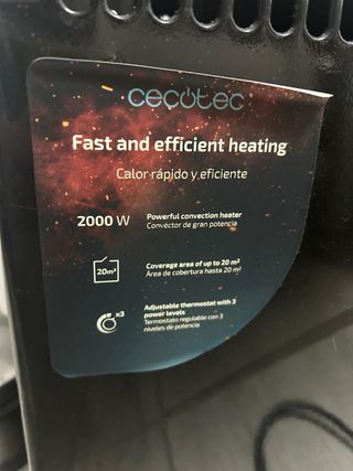 Cecotec Ready Warm 6500 Turbo Convection