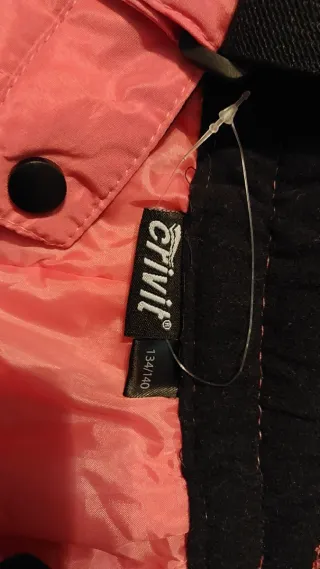 Pantalón de esquí para niña rosa