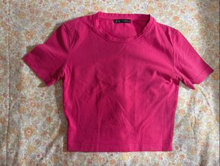 Top manga corta Zara