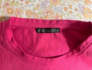 Top manga corta Zara