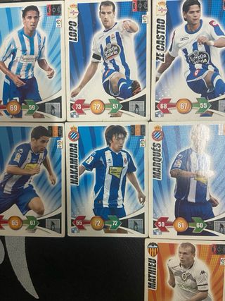 22 Cartas Adrenalyn 2009 con fichajes y especiales