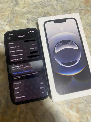 iPhone 16e 128GB Negro Nuevo