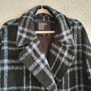 Abrigo Oversize de cuadros Lefties