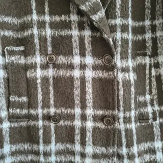 Abrigo Oversize de cuadros Lefties