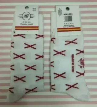 NOVEDAD! CALCETINES CRUZ DE BORGOÑA NEGRO O BLANCO