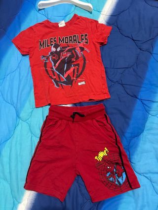 Set Spiderman Miles Morales tg. 4/5 anni