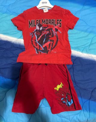 Set Spiderman Miles Morales tg. 4/5 anni