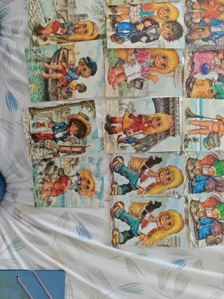 26 Postales Michel Thomas Colección