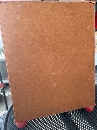 Mobiletto bambole anni '70 rosso