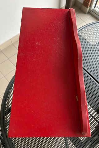 Mobiletto bambole anni '70 rosso