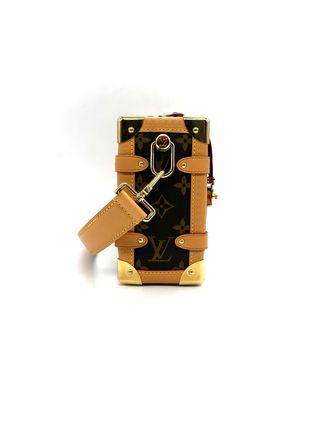 Louis Vuitton Petite Malle Souple Marrón/Oro