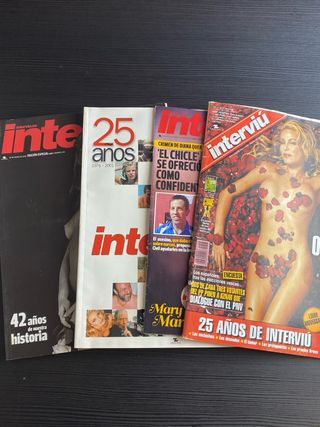 Lote revistas Interviú 25 años (1976-2001)