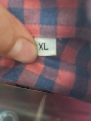 Camisa Tipi Tent Cuadros Rosa y Azul Talla XL