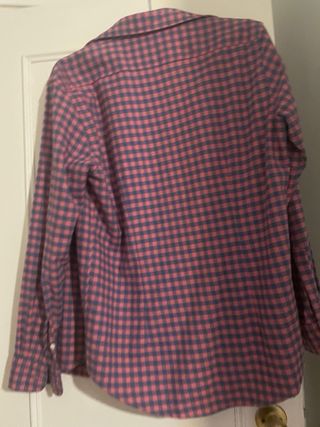 Camisa Tipi Tent Cuadros Rosa y Azul Talla XL