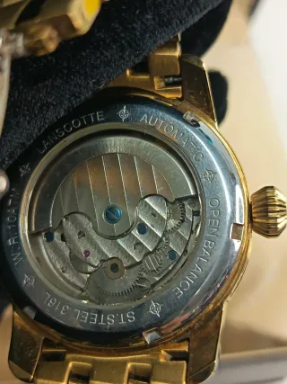 Reloj Lanscotte Excelsior Automático Dorado