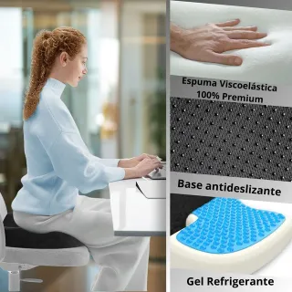 Cojín Ergonómico Antiescaras Viscoelástico NUEVO