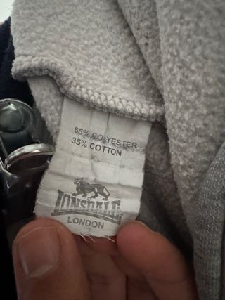 Sudadera Lonsdale London Gris Talla S